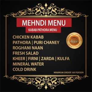 KABAB PURI MENU