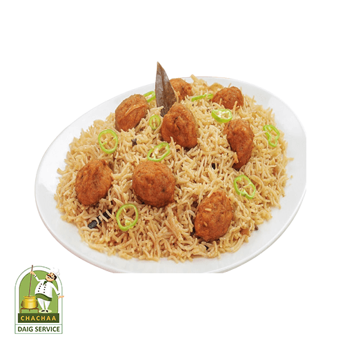 Chicken Qofta Pulao Chicken Qofta Pulao