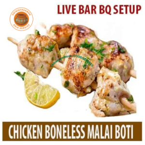 Chicken Malai Boti Boneless in Lahore – Best BBQ Catering by Chiniot Pakwan