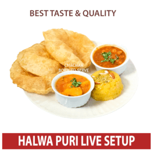 LIVE HALWA PURI SETUP