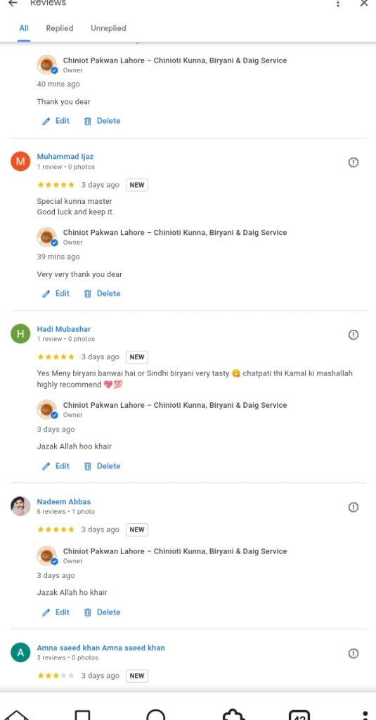 castomer reviews